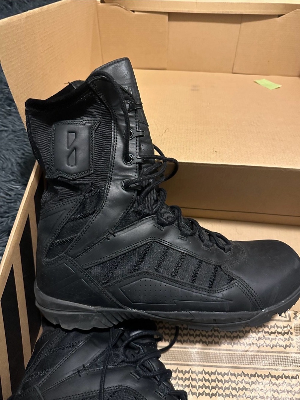 Tactical Black Men's Boots - Viktos 13 size